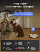 Roborock S8 MaxV Ultra – Robotstofzuiger met Dweilfunctie, 10.000 Pa, VibraRise 3.0, Wassen op 60°C, Wit