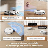 Dreame L40 Ultra AE – Robotstofzuiger met Dweilfunctie, 19.000 Pa, Wassen op 75°C, TriCut-borstel, Wit