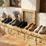 La Pecora | Heren loafers suède instappers lente zomer casual schoenen