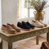 La Pecora | Heren loafers suède instappers lente zomer casual schoenen