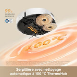 Dreame L50s Pro Ultra – Robotstofzuiger met Dweilfunctie, 30.000 Pa, Dweildoeken Wassen op 100°C, Wit