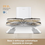 Dreame L50s Pro Ultra – Robotstofzuiger met Dweilfunctie, 30.000 Pa, Dweildoeken Wassen op 100°C, Wit