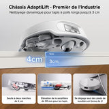 Roborock Qrevo Curv 2 Pro – Robotstofzuiger met Dweilfunctie, 25.000 Pa, 7,98 cm, Wassen op 100°C, Wit