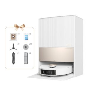 Dreame L20 Ultra – Robotstofzuiger met Dweilfunctie, 7.000 Pa, Basisstation met Automatische Lediging & Wassen, Wit, 260 min